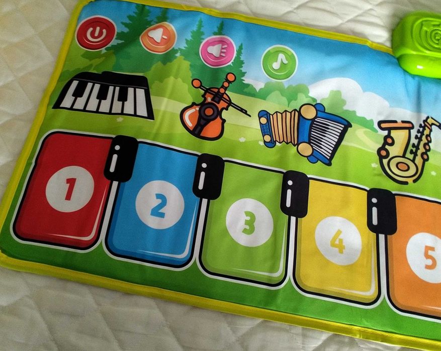 Piano musical para criança Som realista o primeiro contato com os sons