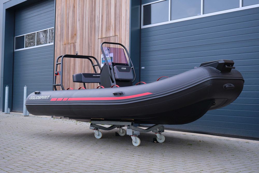RIB Aluminium AquaSpirit S450 BLACK and RED