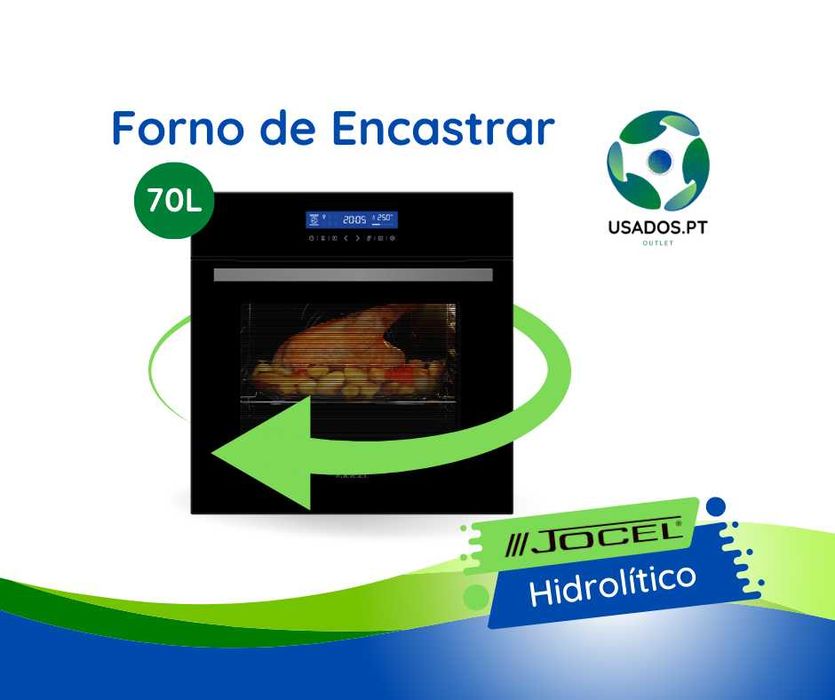 Forno Encastre Hidrolítico 70L Painel Touch Jocel