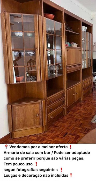 Armário de sala / vários módulos adaptáveis a gosto