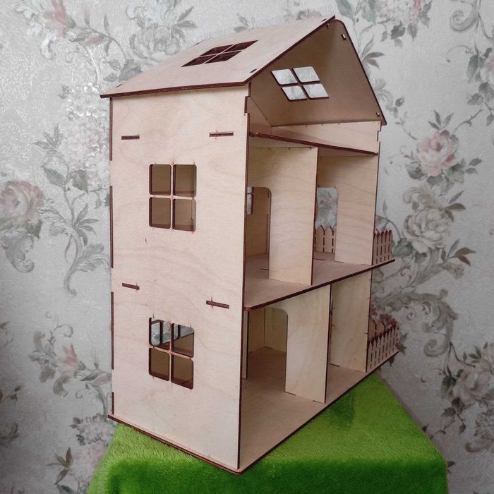 Дім з фанери іграшковий