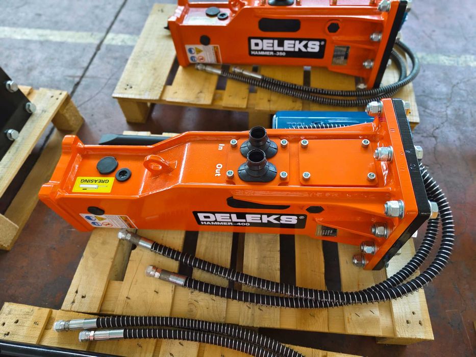 Martelo Silencioso p/Escavadora HAMMER-400-S -2 Ponteiras-ENVIO GRÁTIS