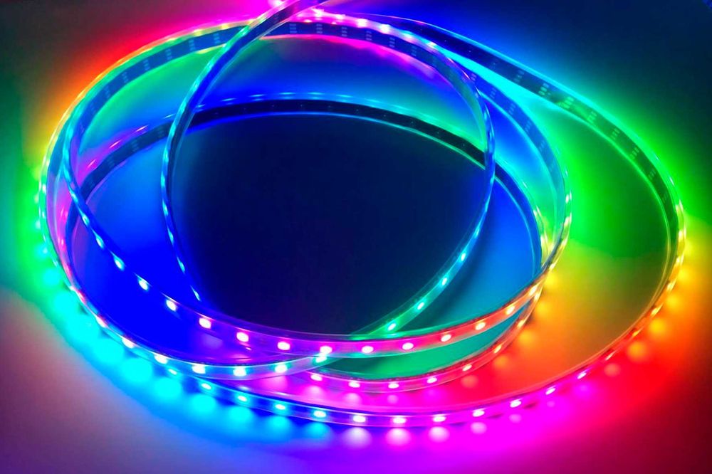 Адресна RGB стрічка Smart SMD 5050, SK6812 (30, 60 led/m) IP30 black