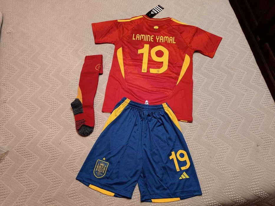 Camisola Criança LAMINE YAMAL Equipamento ESPANHA | NOVO