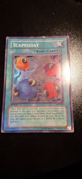 Scaptegoat SDJ-041 1st Edition - Yugioh