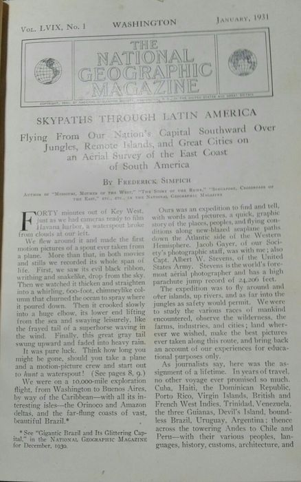 The National Geographic Magazine - 1931