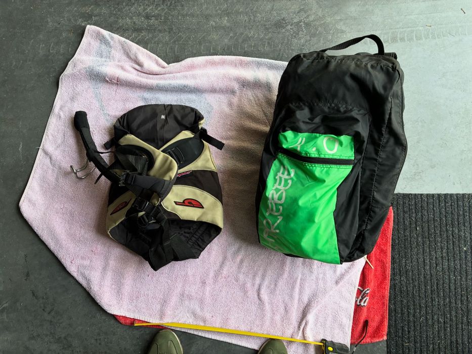 kite de 4 metros com arnês