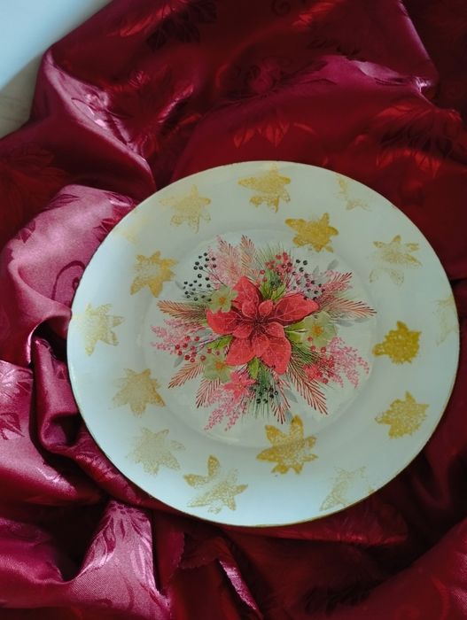 Prato decorativo de Natal