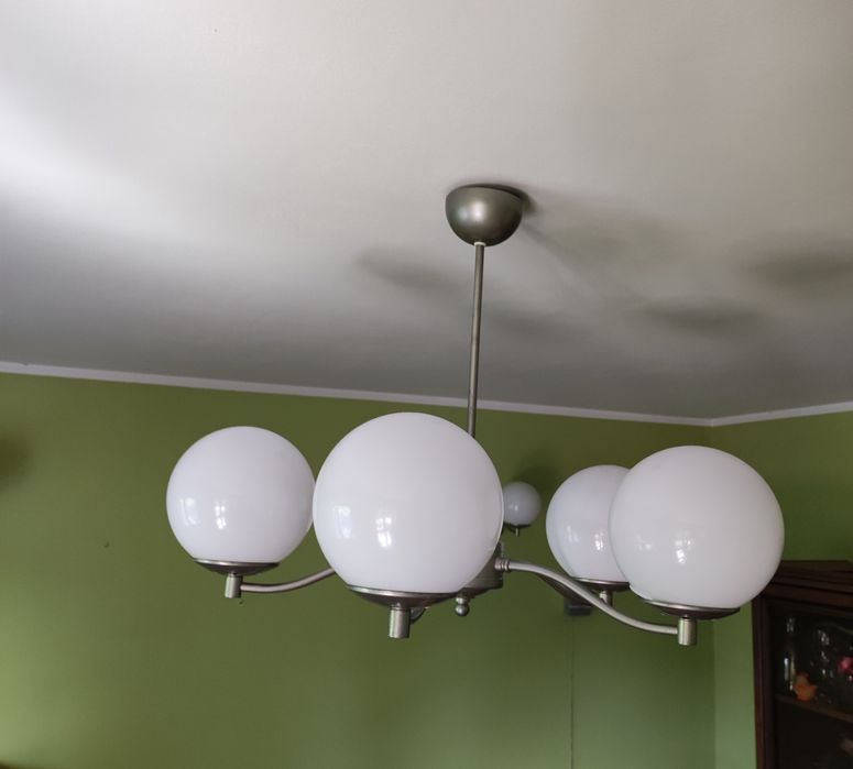 Dwie lampy,  4 kinkiety