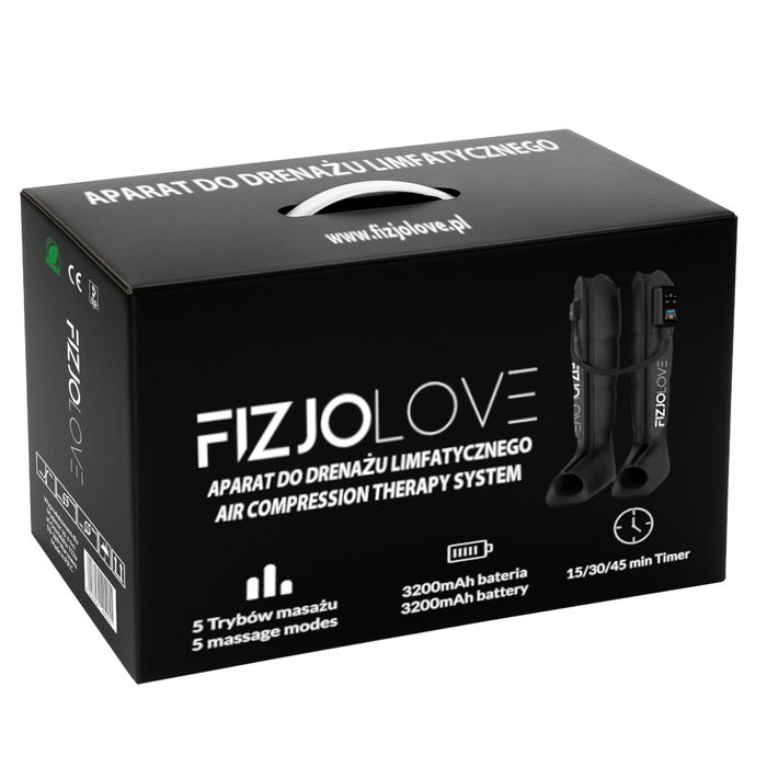 Drenaż Limfatyczny Urządzenie Uciskowe Masażer Nóg FIZJOLOVE  M