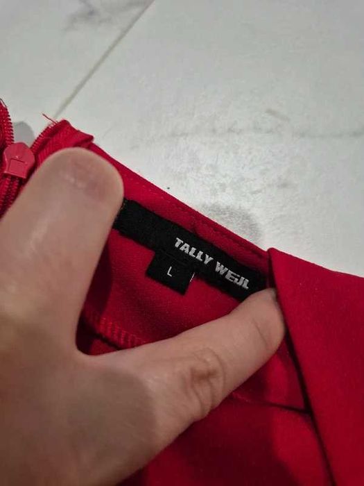 Krótki Czerwony kombinezon Tally Weijl