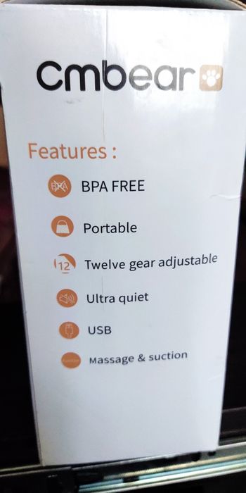 Молоковідсмоктувач електричний CMBear ZRX-821 рожевий Молокоотсос