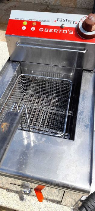 Fritadeira industrial inox monofásica