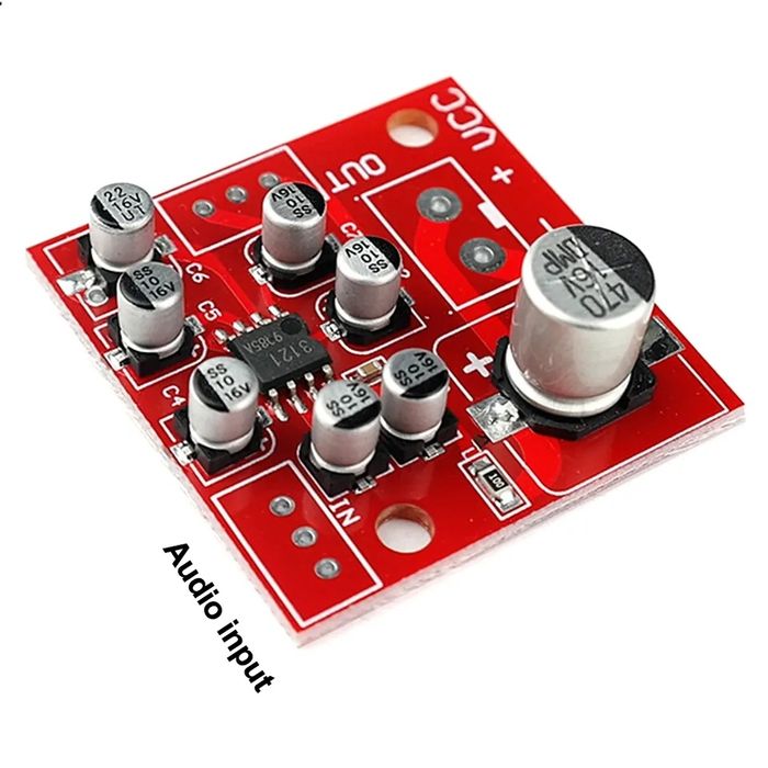 Шумоподавитель BA3121. Гальваническая развязка усилителей мощности. DC