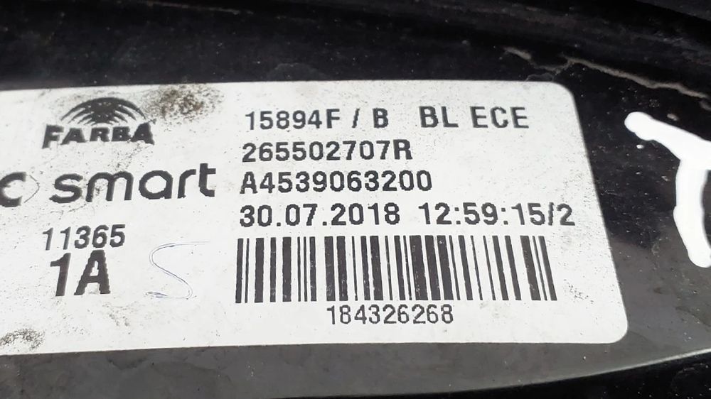 Farolim direito SMART ForFour (453)