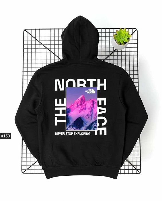 Худи Черное THE NORTH FACE Purple Mountains  (XS-XL)