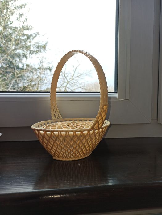 Schlutz West Germany koszyk ikebana vintage koszyczek wielkanocny