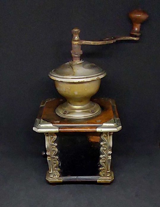 РЕДЧАЙШАЯ кофемолка Германия K&M 1910-1920 ОГРАНИЧ. ВЫПУСК инкрустация