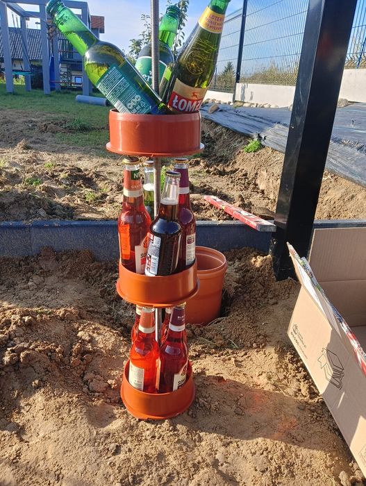 Lodówka ogrodowa do ziemi pcv 1 5 puszek 0,5l lub 12 sztuk butelkowych