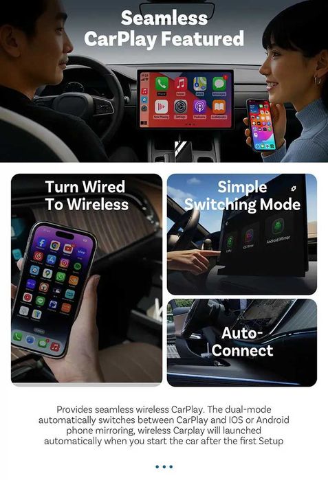 тOttocast Mirror Touch450M керування смартфоном через авто-мультимедіа