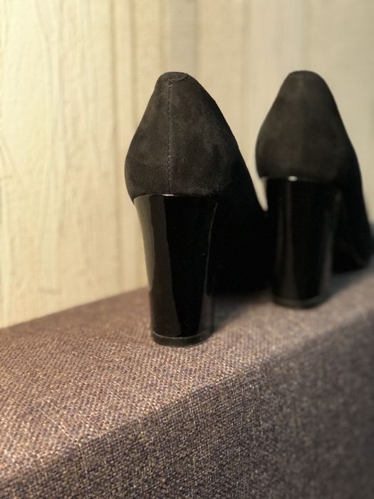 Туфли замшевые чёрные Respect 36 размер