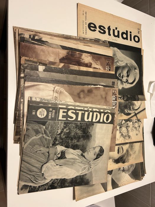 Estúdio revistas de cinema anos 50