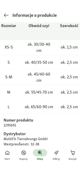 Anione szelki dla psa S/M różowe