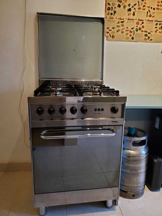 *RESERVADO* Fogão a gás Troia com forno (gás + elétrico)