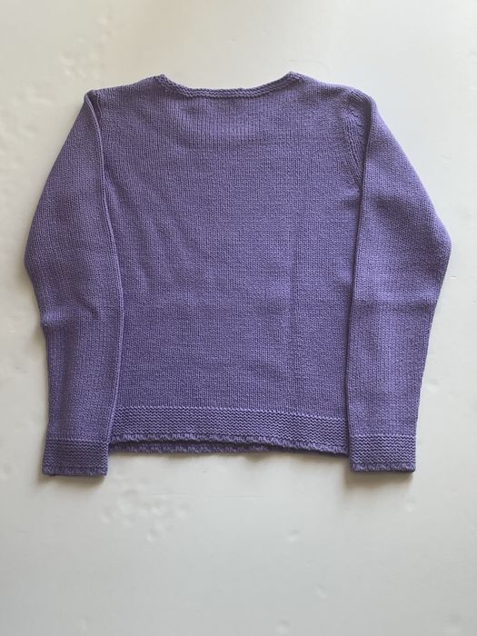 Camisola de malha lilás