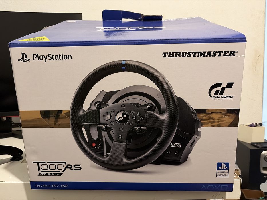 Volante Thrustmaster t300 rs com + Thrustmaster TH8S Shifter Add-On