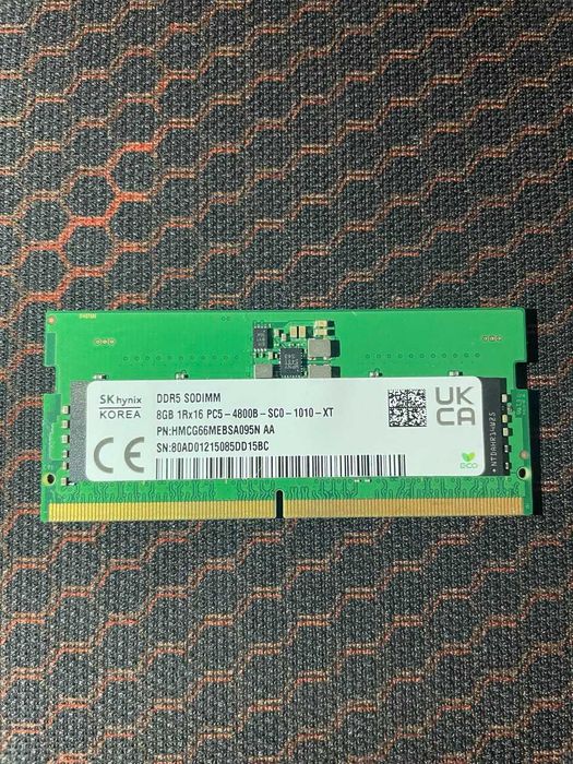 оперативна пам'ять  для ноутбука SK Hynix DDR5 8GB -   4800B