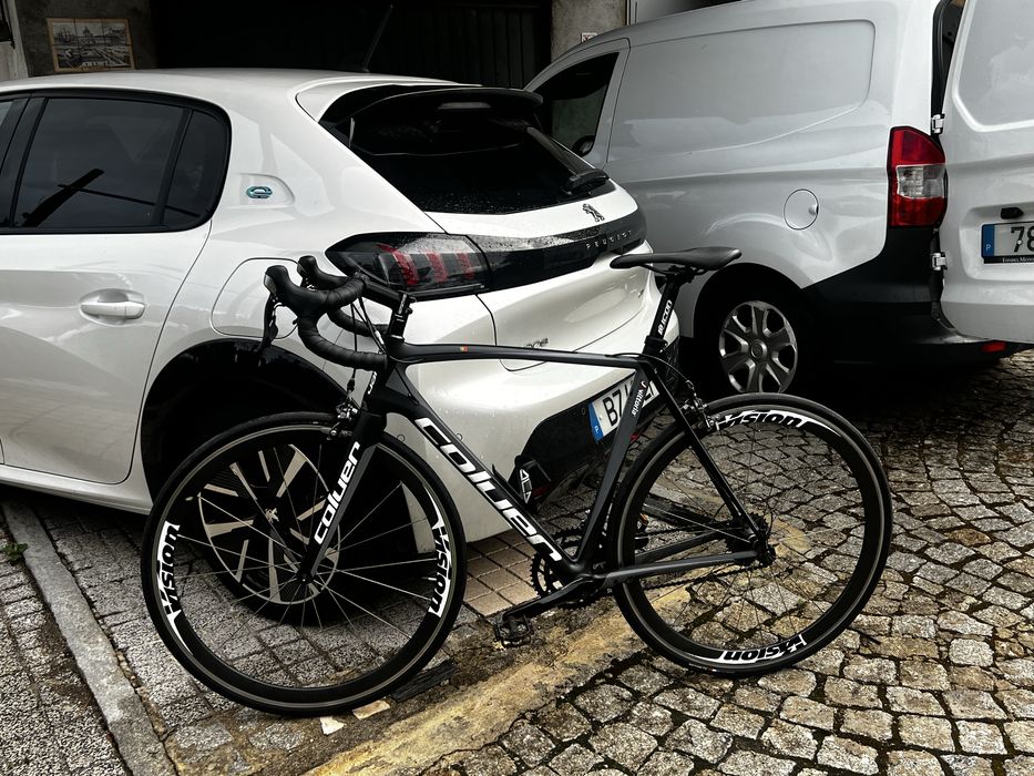 Bicicleta Estrada Coluer Carbono – Quadro 56– Rodas Vision carbono