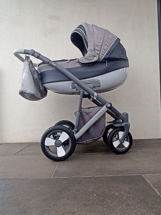 Wózek 3w1, 4w1 camarelo canillo z fotelikiem cybex