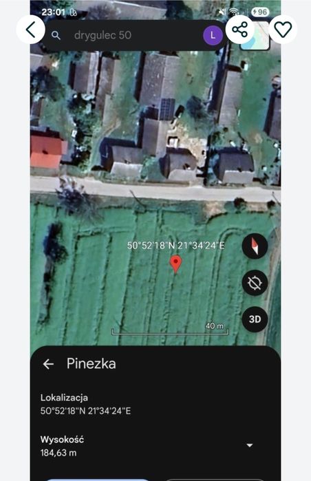 Sprzedam dzialkę budowlano