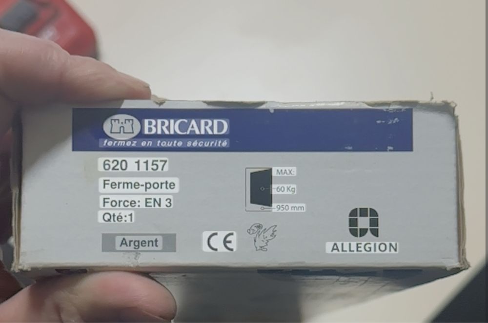 Fecho de porta hiraulico bricard