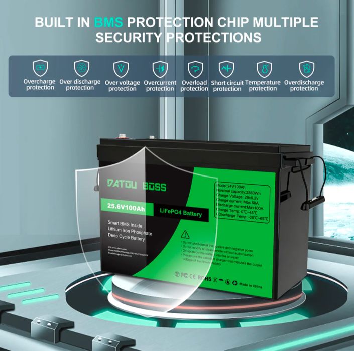 Datouboss 24V 100A батарея