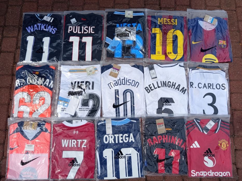 Koszulki piłkarskie S M L XL 2XL