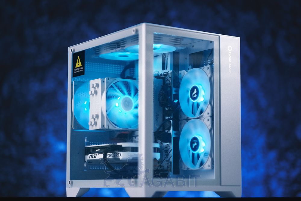 Білий Лев! RTX 5050 8GB+Ryzen 5 8400F+DDR5 16GB+M.2 SSD 500GB –  Ігровий комп'ютер ПК для ігор геймерський игровой компьютер