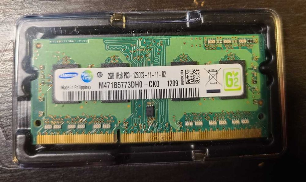 RAM Portátil 6GB DDR3 SODIMM 1600MHz - 4GB Elpida + 2GB Samsung