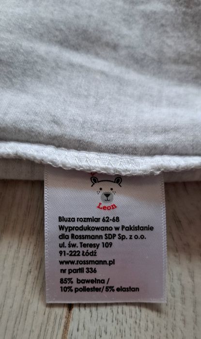 Nowa bluzka  niemowlęcia