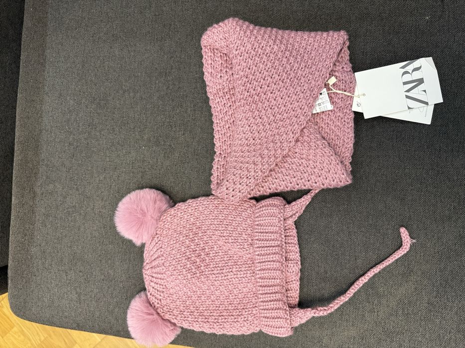 Шапочка і снуд для дівчинки