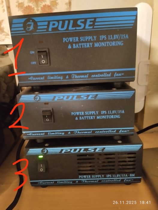 IPS 13,8V/15А ,блок питания с UPS