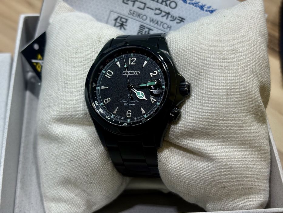 Seiko PROSPEX Alpinist Night Vision Black SPB337 Limited Edition