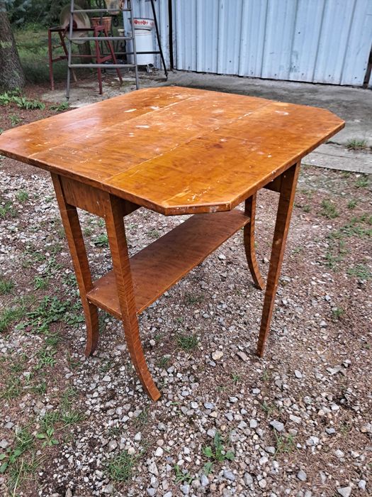 stary stół składany ciekawy uroczy