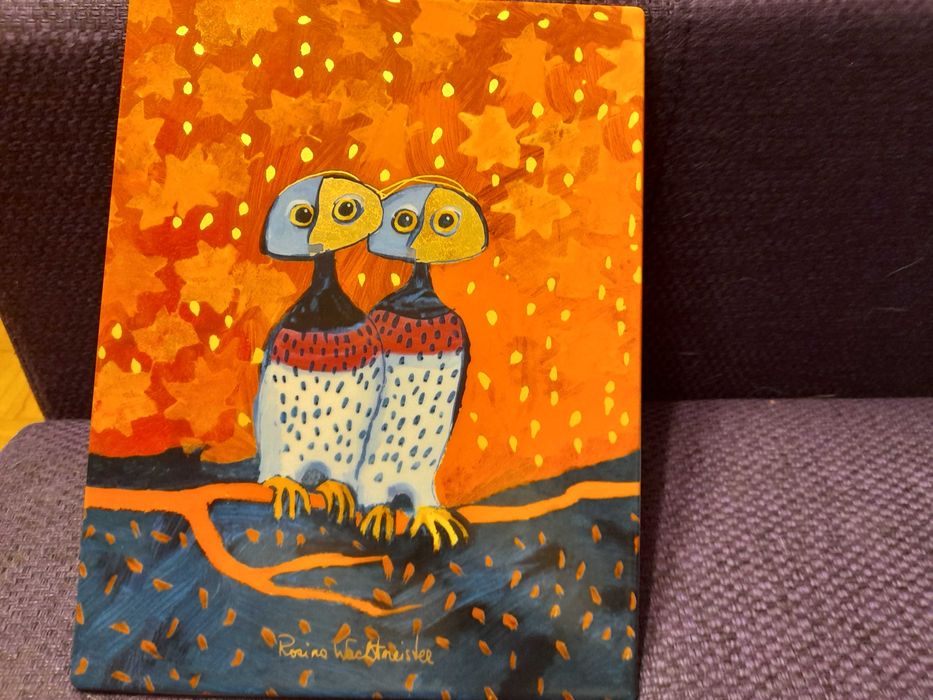 3 obrazy porcelanowe Rosina Wachtmeister Goebel limitowane