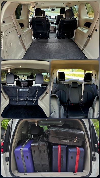 Wynajem bus van Chrysler Pacifica 7os. – wygoda, styl i przestrzeń