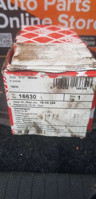Pastilhas travão Bilstein