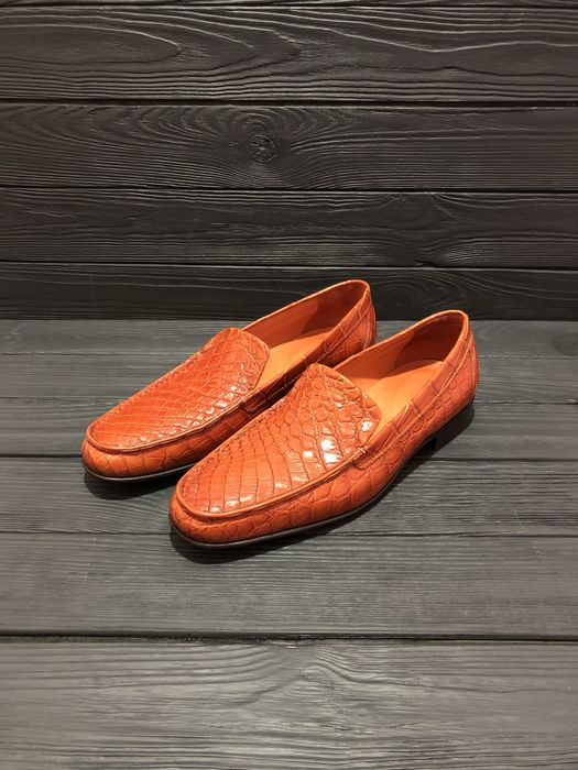 Лоферы мокасины Stefano Ricci крокодил zilli
