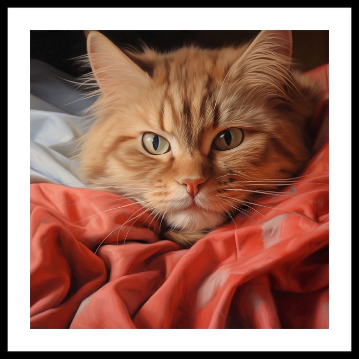 Plakat 60x60cm Mruczący Spokój