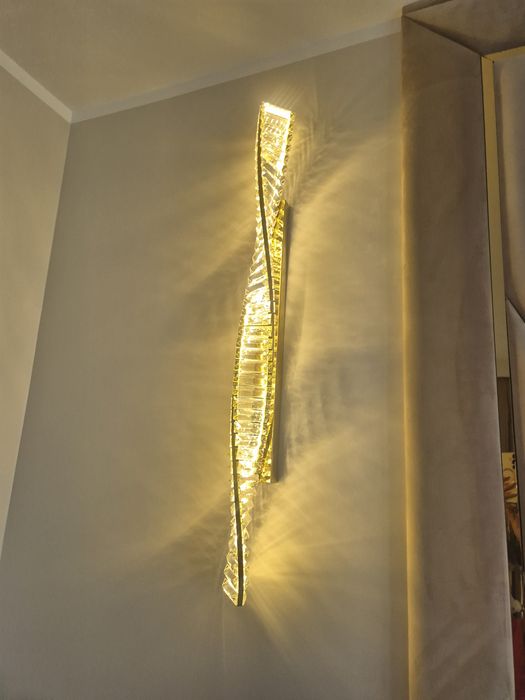 Kinkiet glamour 100cm długości